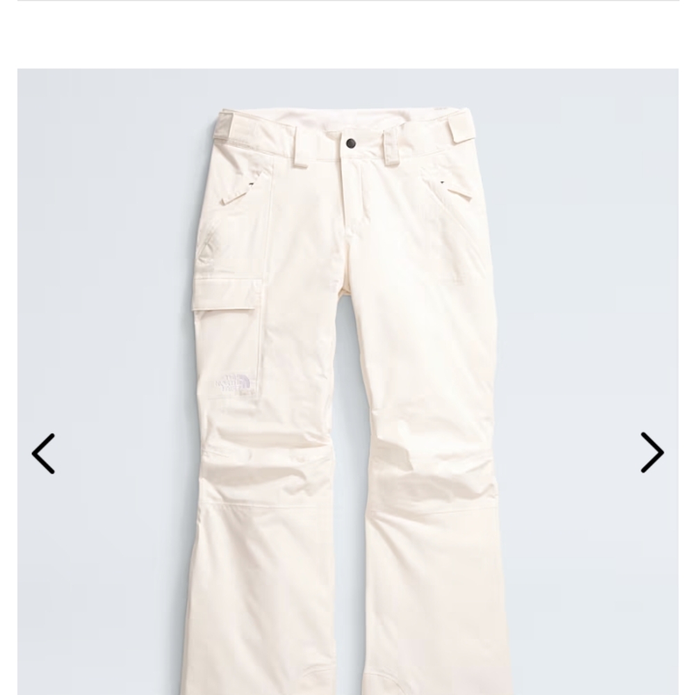 The North Face White Snowboard Pants NWT